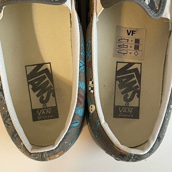 Vans Unisex Van Doren Collab Ltd Ed Holiday Pewter Slip On Shoes Size M 9 W 10.5 - Picture 7 of 10